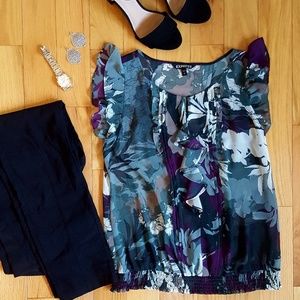 Express sleeveless blouse